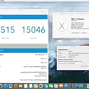 Zrzut ekranu 2015-10-27 o 15.44.37  Macstorm mini 2 z systemem OS X El Capitan 10.11.1. Test procesora Intel Core i5-4690K@4.5 GHz  programem Geekbench 3.1.6.